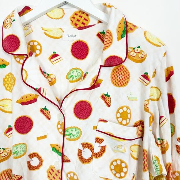 BedHead Pies The Limit Long Sleeve Shorty PJ Set - Picture 4 of 9